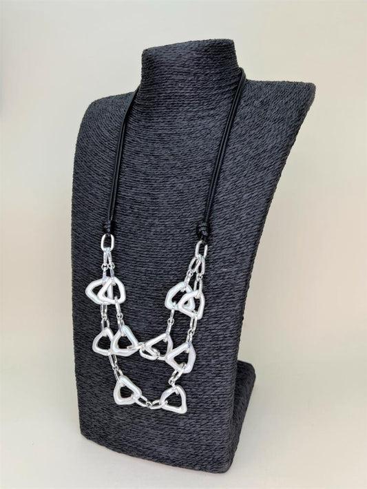 Black/Silver Necklace