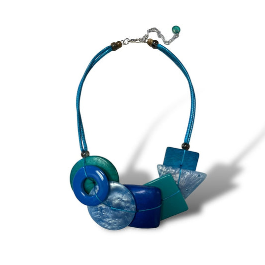 Turquoise Geometric Necklace