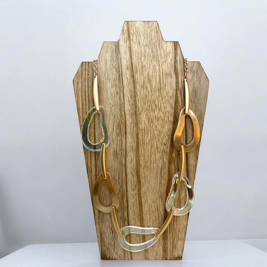 Gold Teardrop Necklace