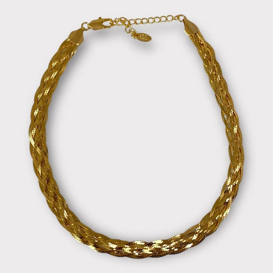 Braided Gold Necklace