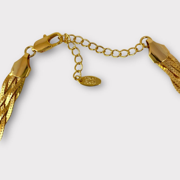 Braided Gold Necklace
