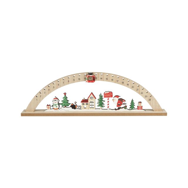 Santa Ski Advent Calendar