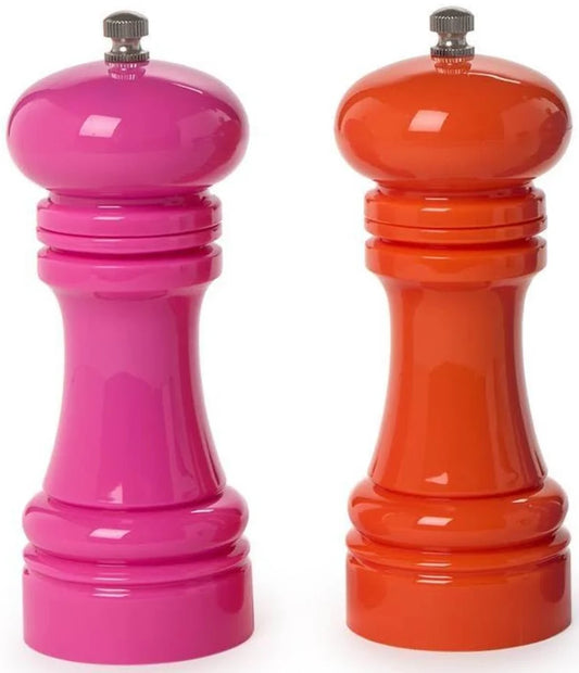 Color Pop Salt and Pepper Acrylic Grinder Mill