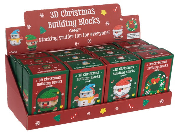 3D Christmas Building Blocks